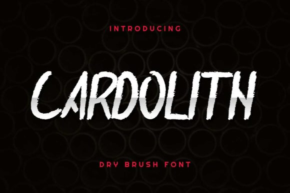 Cardolith Font Poster 1