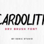 Cardolith Font Poster 2