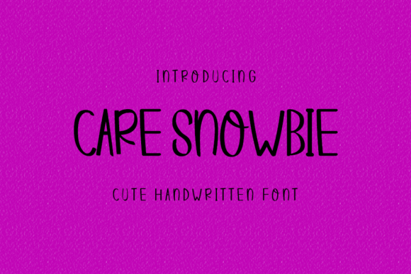 Care Snowbie Font