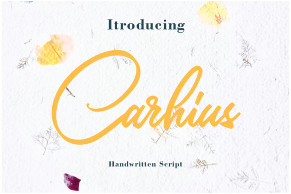Carhius Font Poster 1