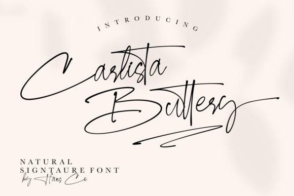 Carlista Buttery Font Poster 1