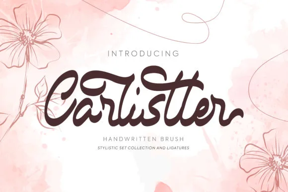Carlistter Font Carlistter Font Poster 1