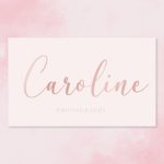 Caroline Font Poster 7