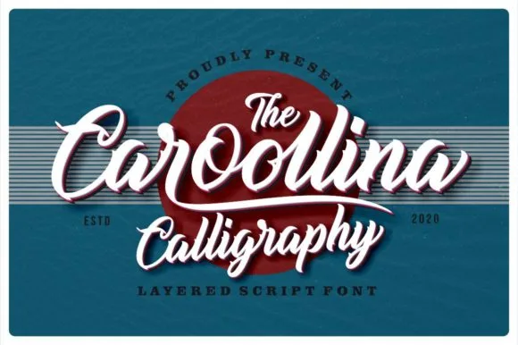Caroollina Font Caroollina Font Poster 1