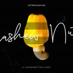 Cashew Nuts Font Poster 1