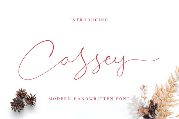 Cassey Font Poster 1