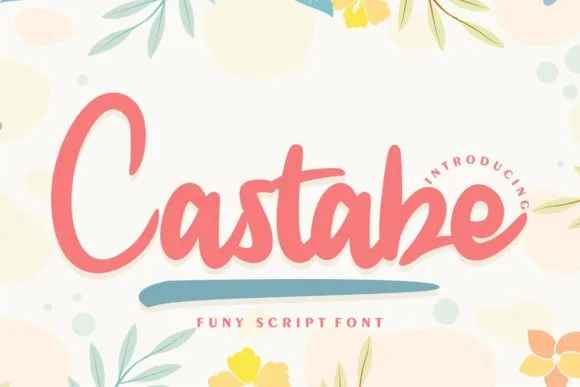 Castabe Font Castabe Font Poster 1