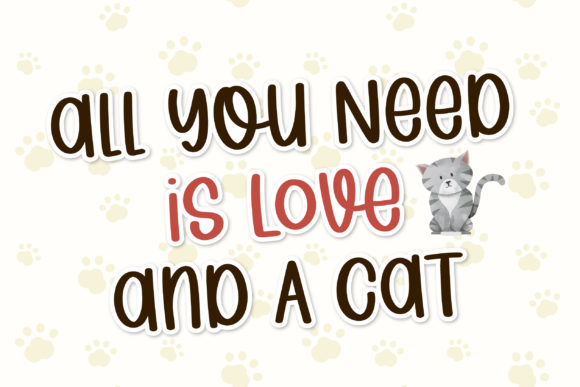 Cat Brothers Font Poster 2