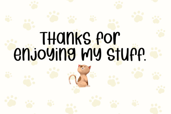 Cat Brothers Font Poster 9
