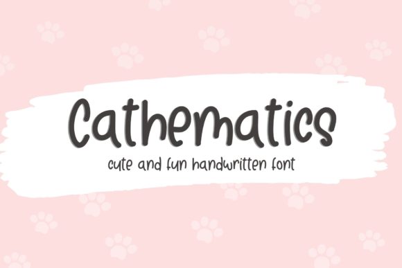 Cathematics Font Poster 1