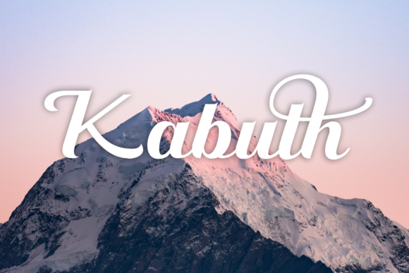 Cathena Font Poster 2