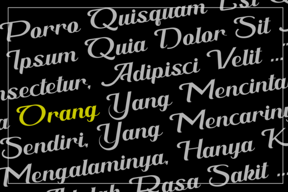 Cathena Font Poster 5