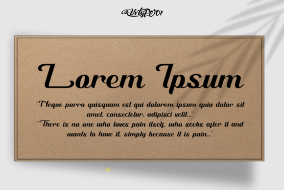 Cathena Font Poster 8