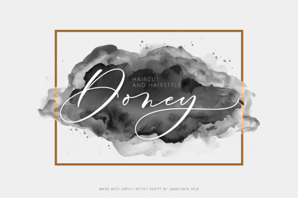 Cathiy Betiey Font Poster 4