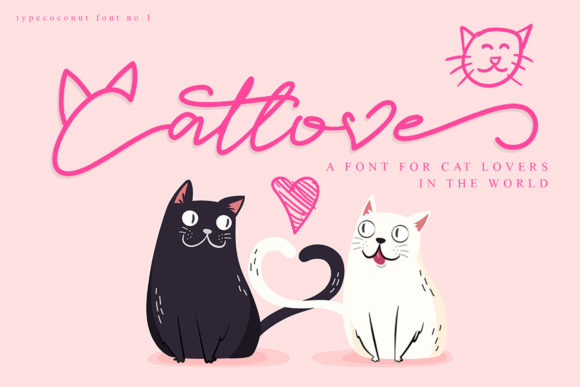 Catlove Font Poster 1