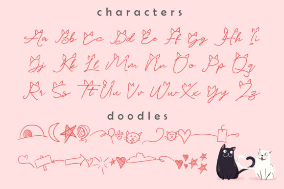 Catlove Font Poster 6