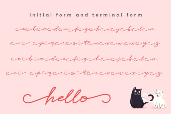 Catlove Font Poster 7