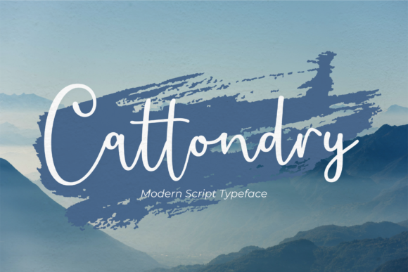 Cattondry Font Poster 1