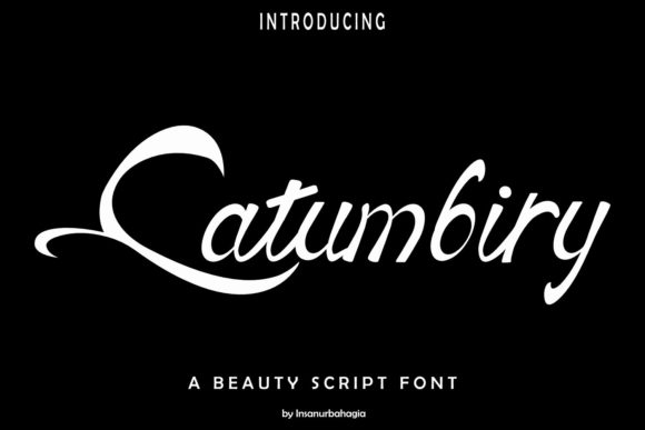 Catumbiry Font Poster 1
