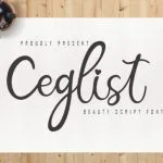 Ceglist Font Poster 1