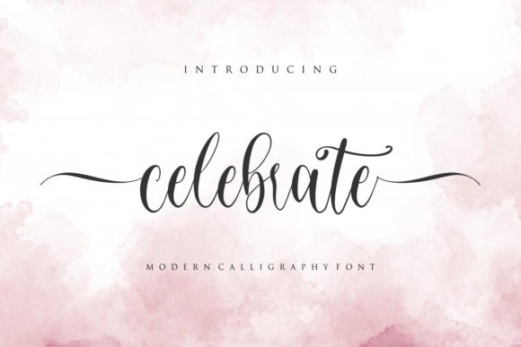 Celebrate Font Poster 1