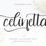 Celinetta Font Poster 1