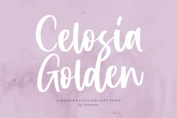 Celosia Golden Font