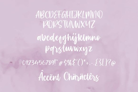Celosia Golden Font Poster 5