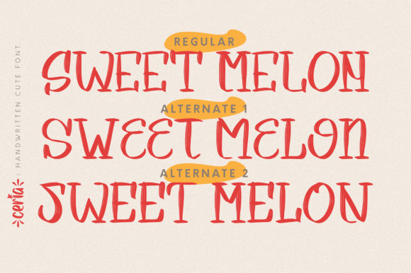 Ceria Font Poster 4