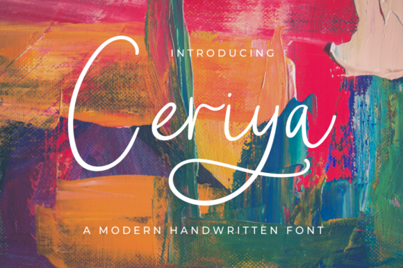 Ceriya Font Poster 1