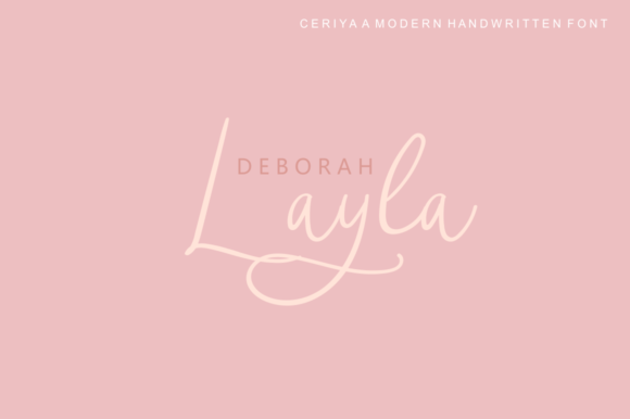 Ceriya Font Poster 6