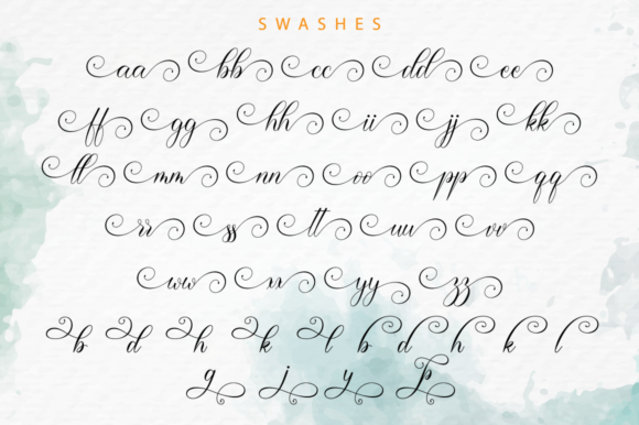 Cerlyneeta Font Poster 12