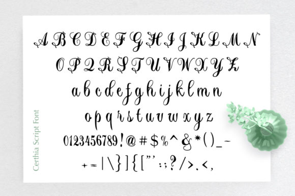 Certhian Font Poster 9