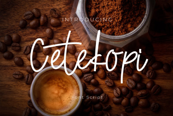 Cetekopi Font Poster 1