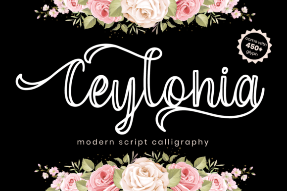 Ceylonia Font Poster 1