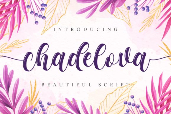 Chadelova Font