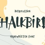 Chalkbird Font Poster 1