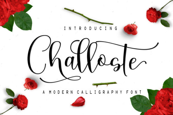 Challoste Font Poster 1