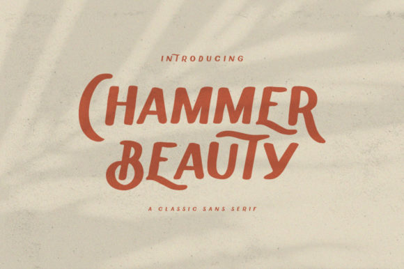 Chammer Beauty Font Poster 1