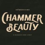 Chammer Beauty Font Poster 14