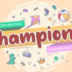 Championa Fun Handwritten Font Poster 1
