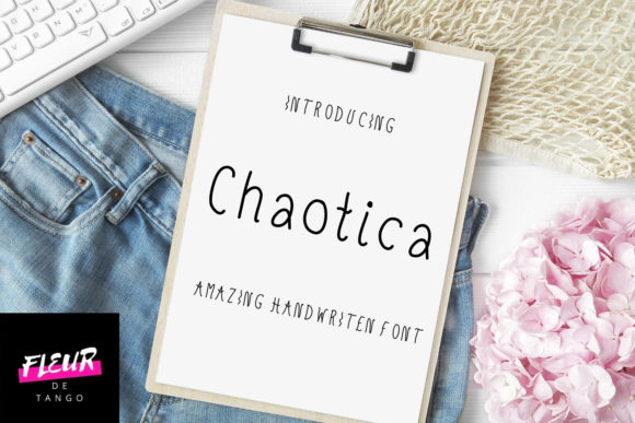 Chaotica Font Poster 1