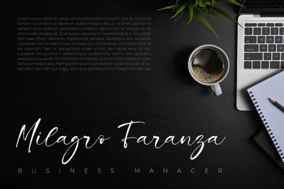 Charlie Angela Font Poster 2