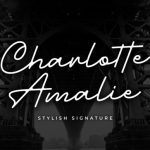 Charlotte Amalie Font Poster 1