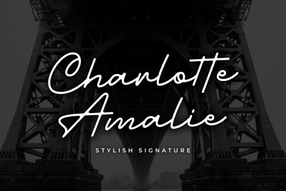 Charlotte Amalie Font Poster 1