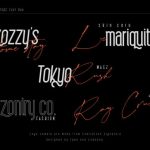 Charlotte Signature Font Poster 12