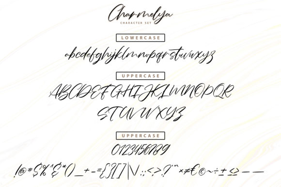 Charmelya Font Poster 5