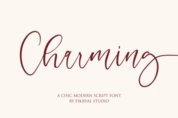 Charming Font Poster 1