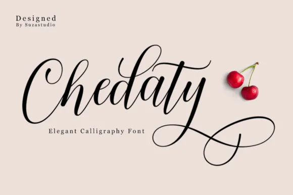 Chedaty Font Chedaty Font Poster 1