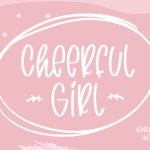 Cheerful Girl Font Poster 1